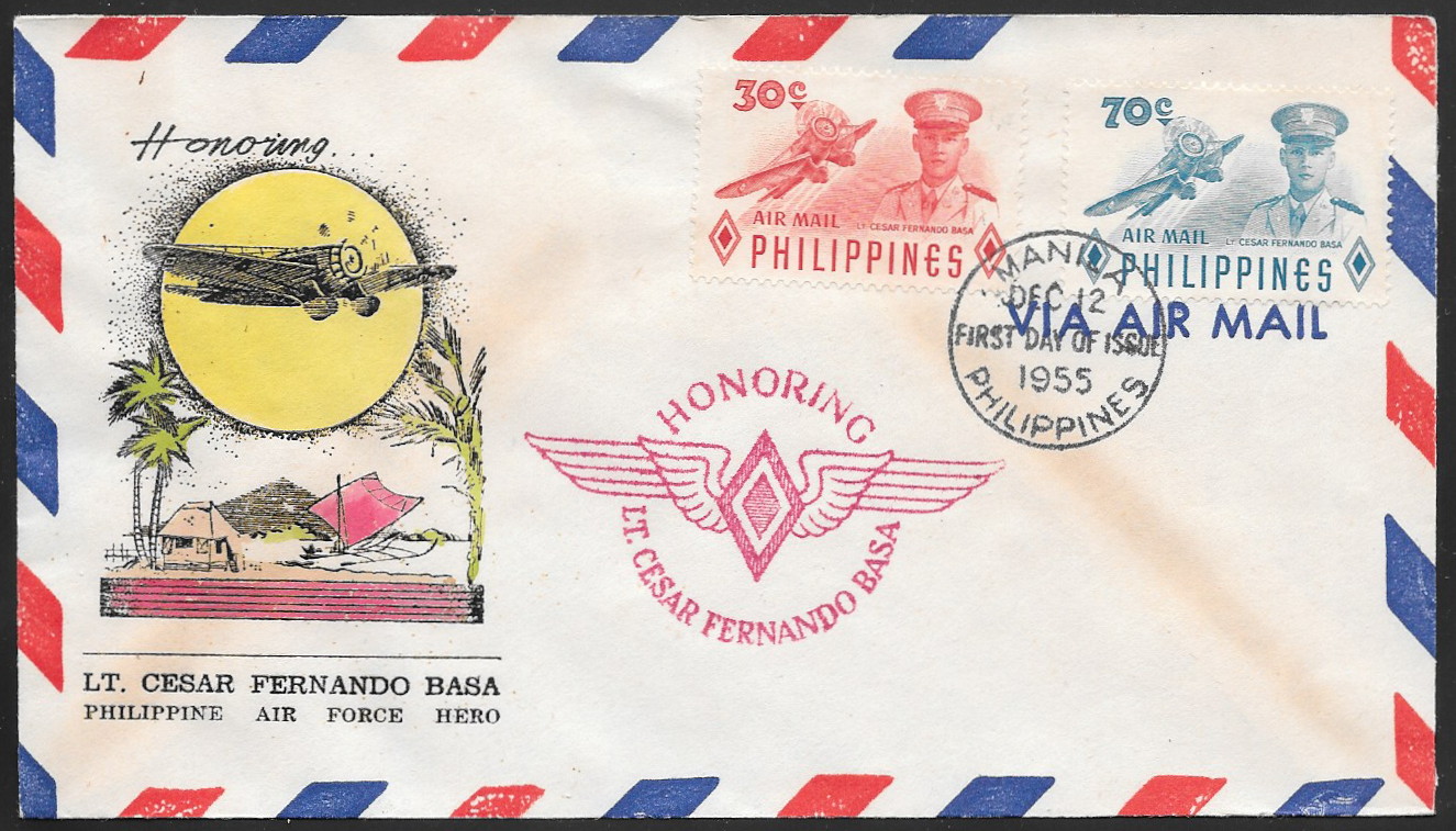 Philippines 1955 First Day Air Mail 